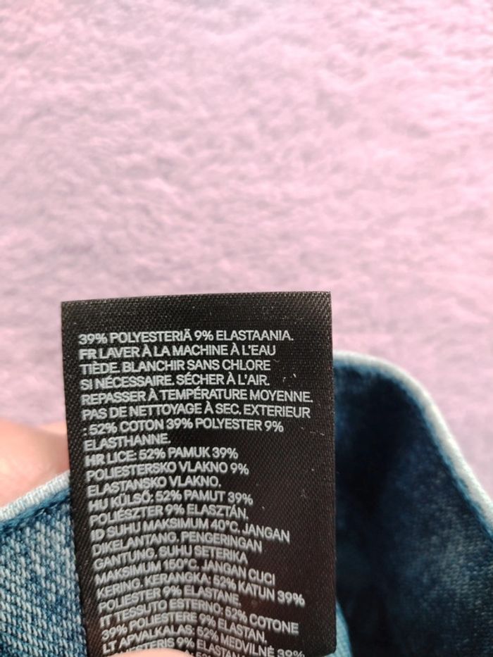 Jegging fin neuf bleu délavé H&M 10 ans - photo numéro 6