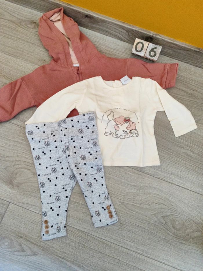 Ensemble 3 pièces Marie. 6 mois - photo numéro 2