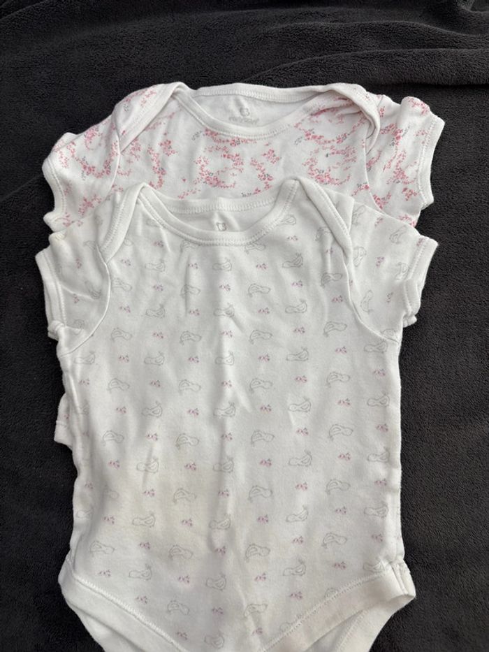 Lot de 2 bodies manches courtes Early Days en 9/12 mois