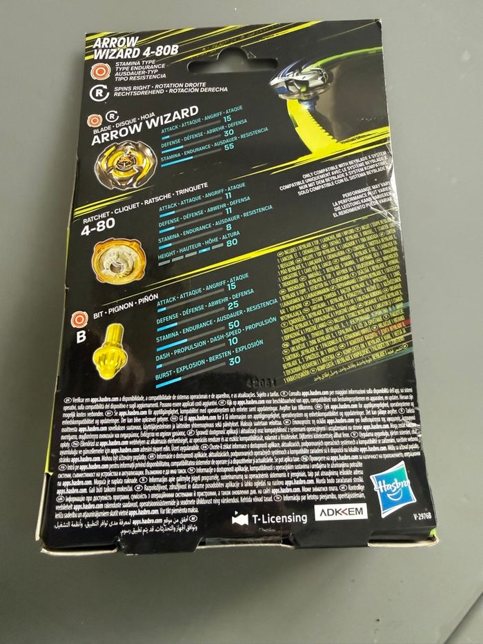 Toupie Beyblade X Arrow Wizard 4-80B + Lanceur - Takara Tomy de Hasbro - photo numéro 8