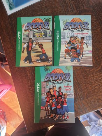 Lot de 3 livre baskup tome 1.2et3.
