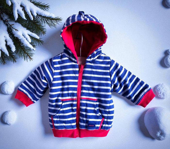 CATIMINI - ENSEMBLE 5P BÉBÉ GARCON AVEC GILET RÉVERSIBLE & BOTTILLONS FOURRÉS 3M - photo numéro 8