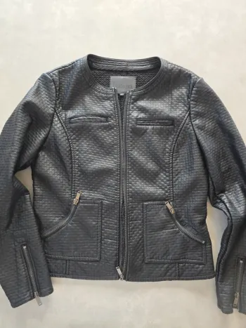 Veste simili cuir doublée