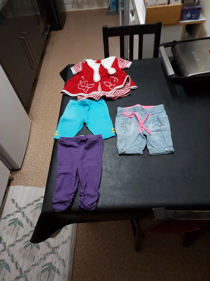 Lot de 7 vêtements été fille 6-9 mois - photo numéro 11