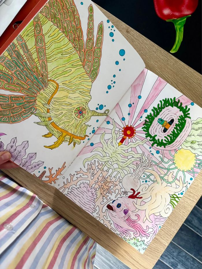 Livre Sous L’Océan 100 coloriages Anti-Stress - Art Thérapie - photo numéro 7