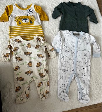 Pyjamas légers garçon 3 mois