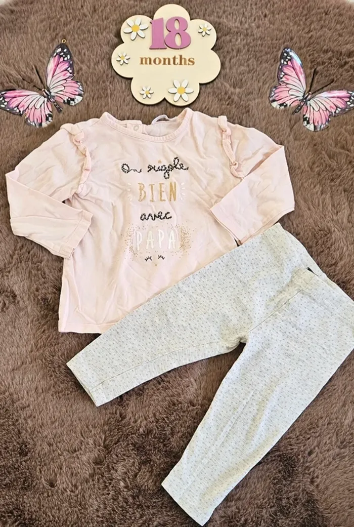 Ensemble 18 mois fille - photo numéro 2