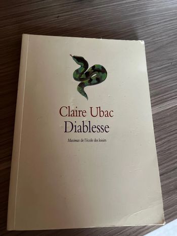 Livre diablesse claire ubac