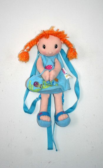 Sac à dos poupée bleu 37cm de long ZAPF Création