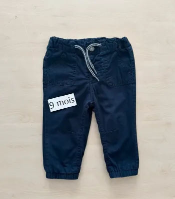 Pantalon bleu Kiabi 9 mois 69-72 cm