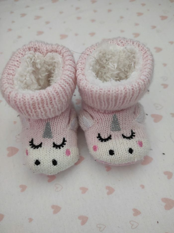 Chaussons licorne
