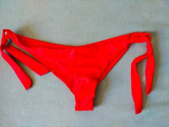 Bas de bikini rouge à nouer – Taille XL – Neuf avec étiquette