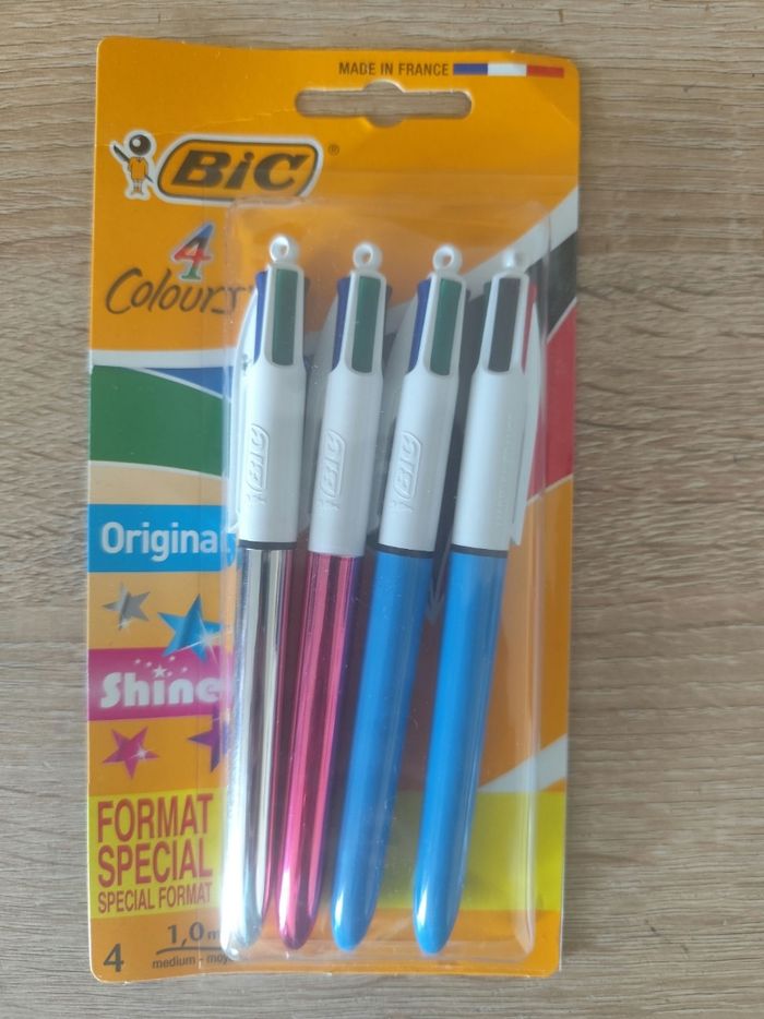 Stylos BIC 4 couleurs