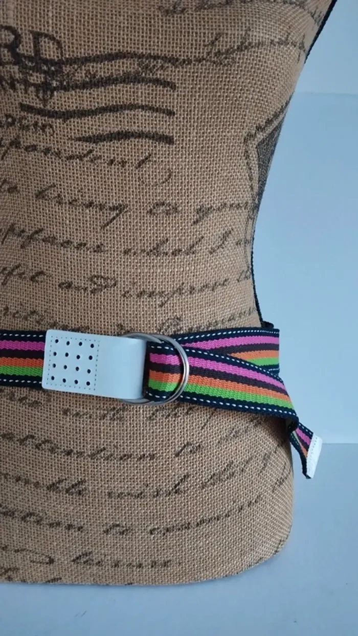 Ceinture multicolore ajustable - photo numéro 5