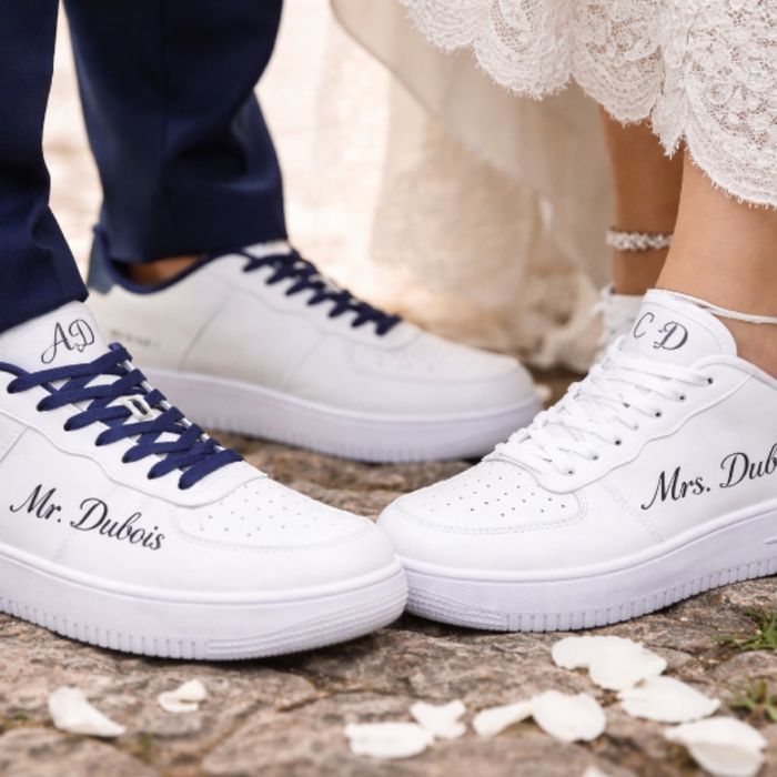 💙Baskets personnalisées Mariage ❤️ - photo numéro 1