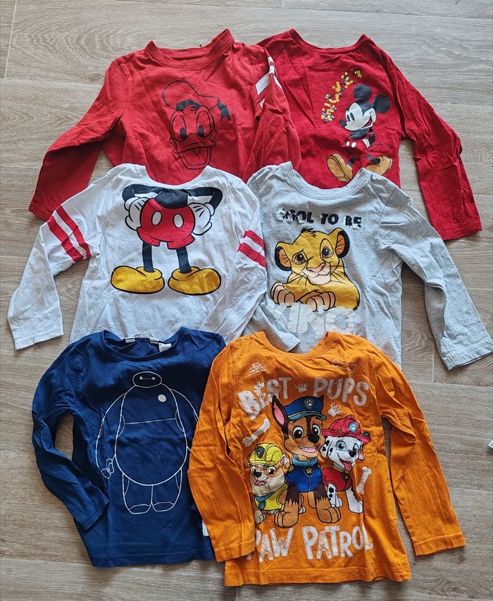 Lot de 6 t-shirts manches longues - photo numéro 2