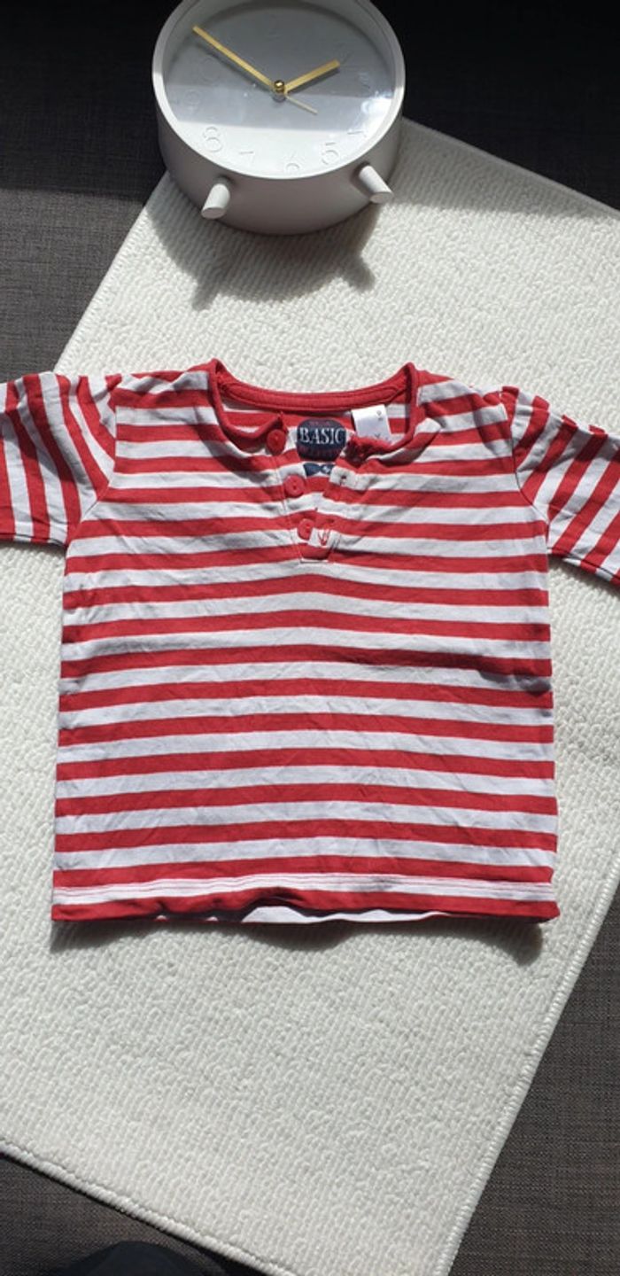 Tshirt rayure 9 mois