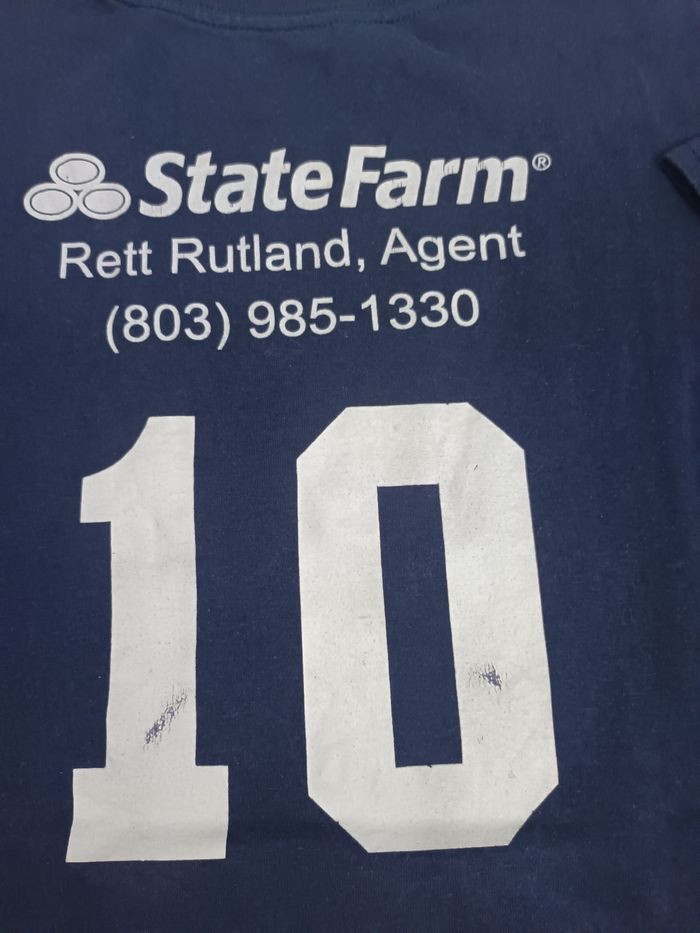 Tee-shirt vintage baseball ROAR couleur bleu taille M - photo numéro 5