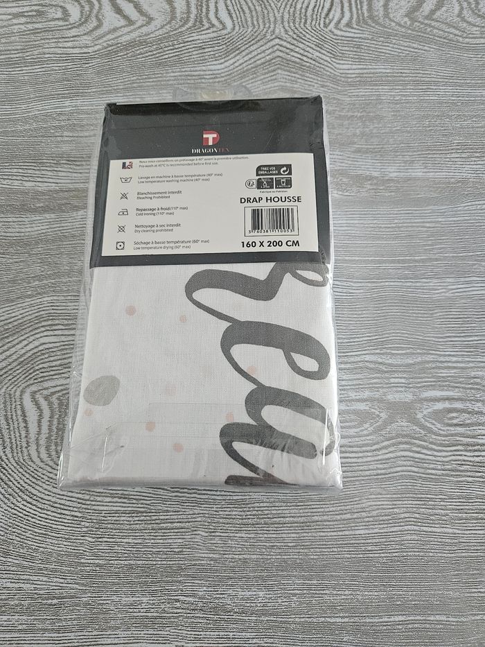 Drap housse 160×200 - photo numéro 2