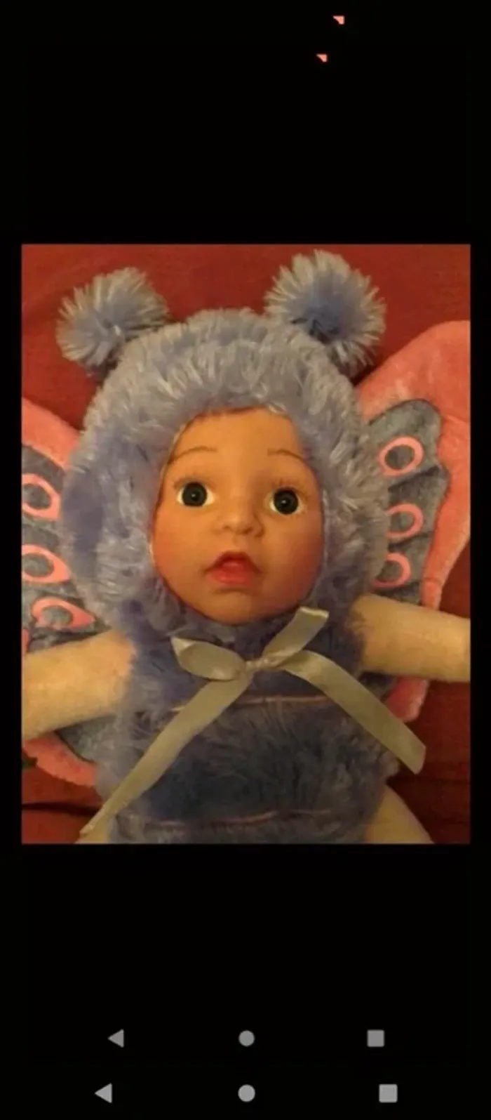 peluche poupon papillon - photo numéro 2