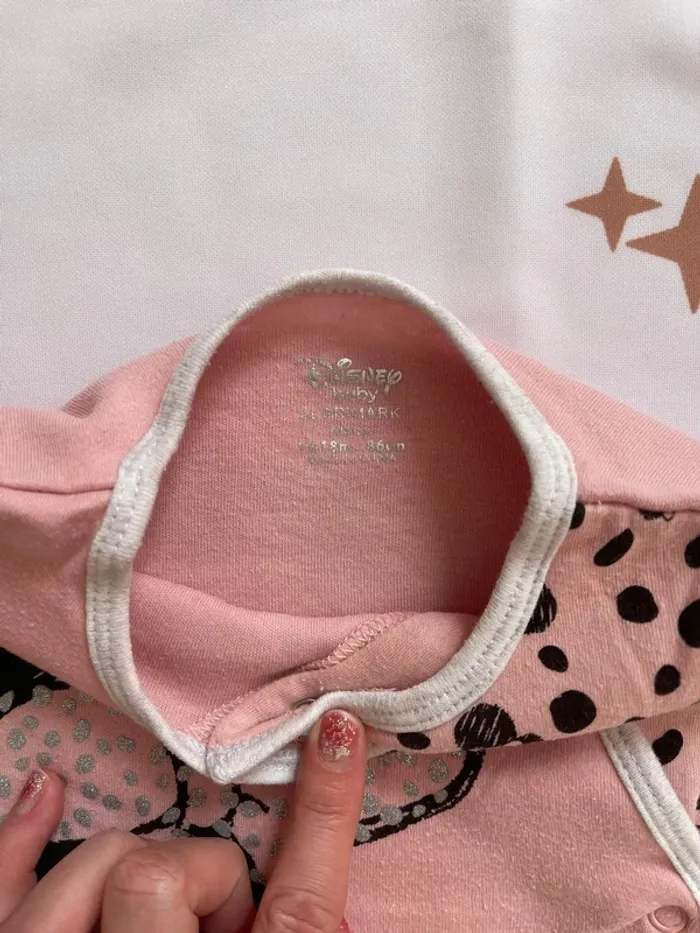 Pyjama bébé fille Disney Baby by Primark – Taille 12-18 mois – Motif Minnie - photo numéro 3