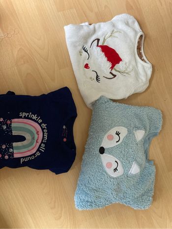 Lot pyjama d’hiver 4 - 5 ans