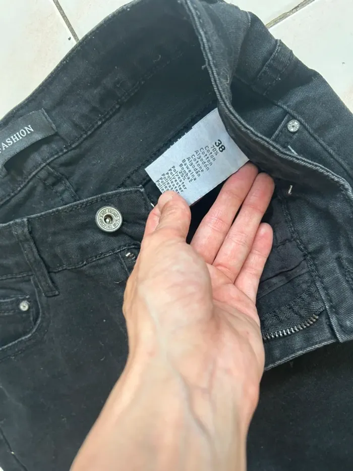 Pantalon slim DS Fashion 38 Noir - photo numéro 7