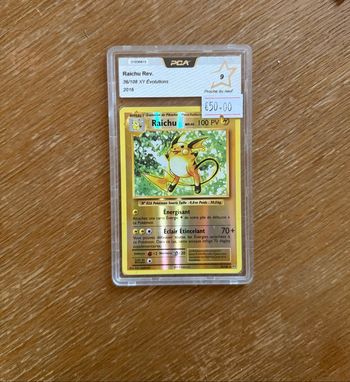 Carte Pokémon Raichu 36/108 PCA 9