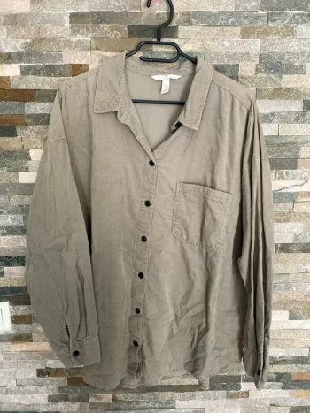 Chemise côtelée