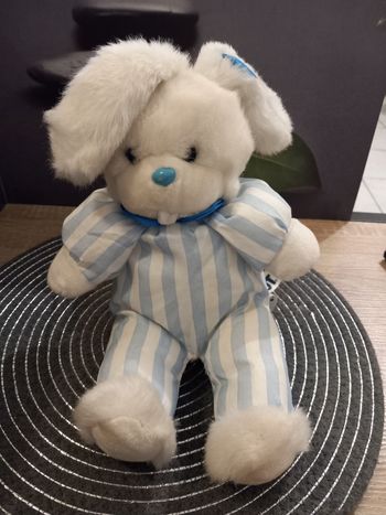 Peluche lapin pampers grand model 30cm