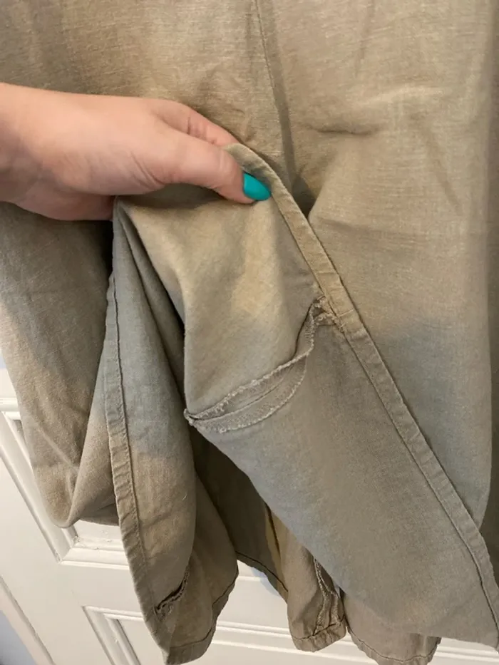 Robe en lin beige dos nu La Redoute - photo numéro 5