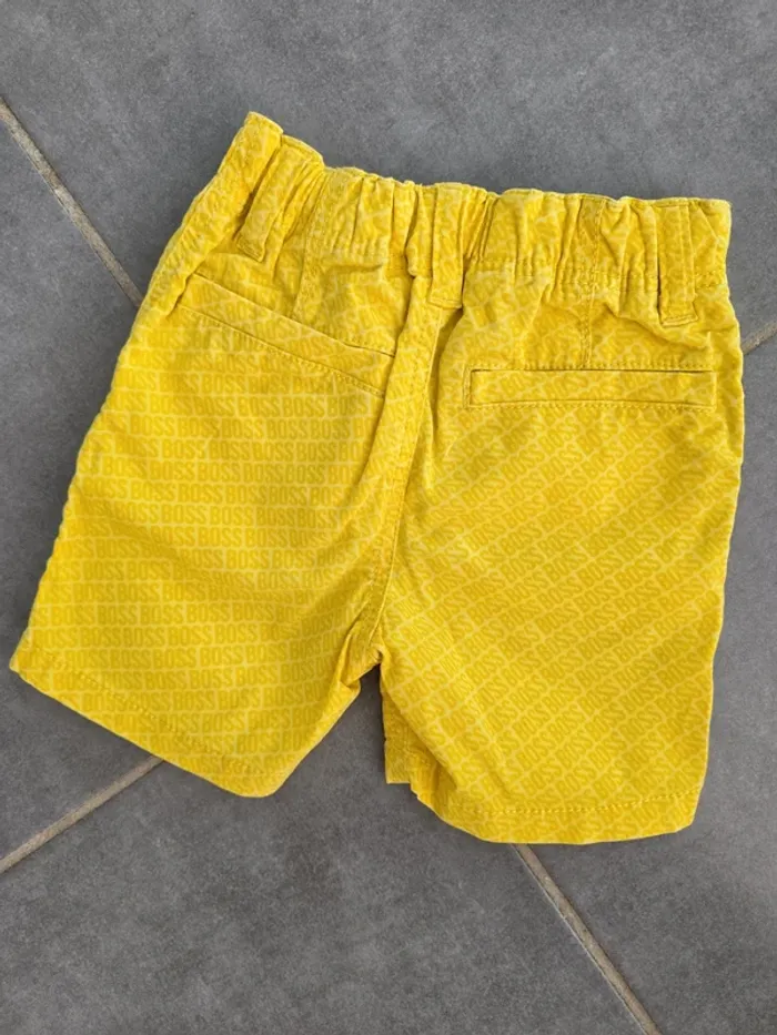 Short jaune Boss - photo numéro 3
