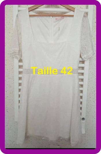 Robe en dentelle crème NLY Eve Taille 42