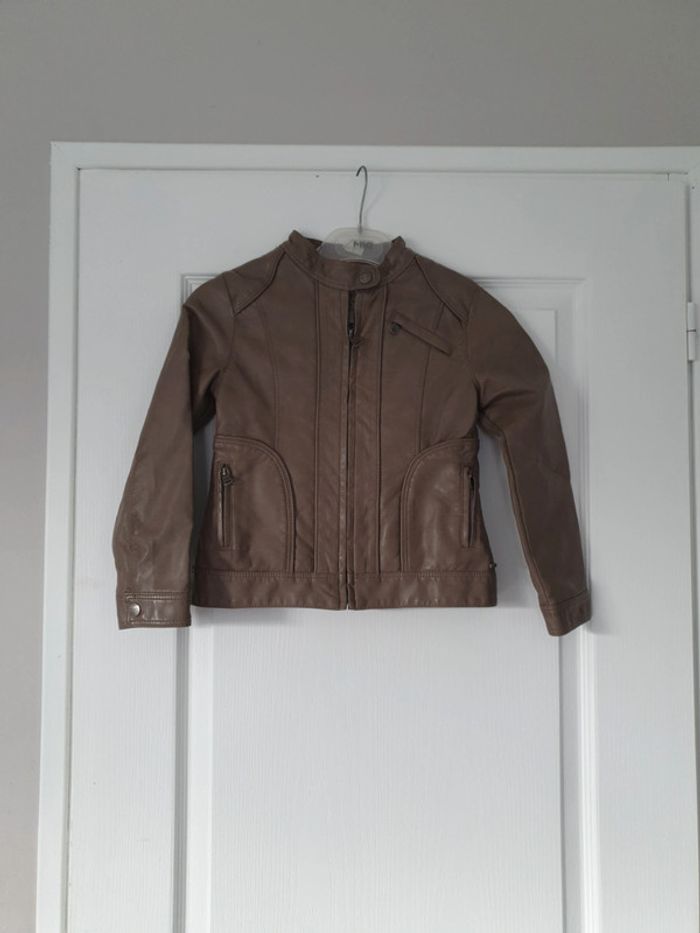 Veste simili cuir fille Okaidi 6 ans LC1 - photo numéro 2