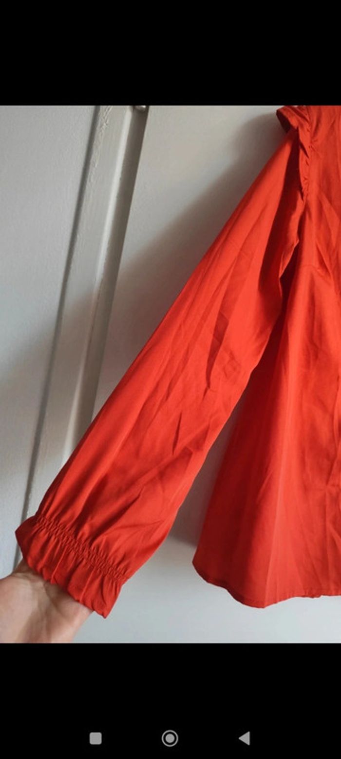 Chemisier rouge boutonné taille 36 Blancheporte - photo numéro 5