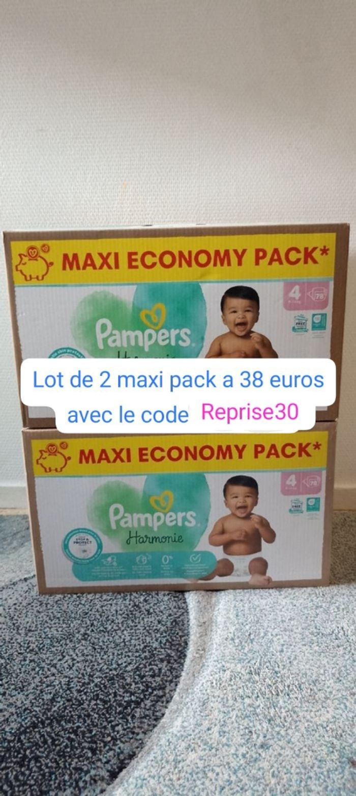Couche Pampers harmonie taille 4