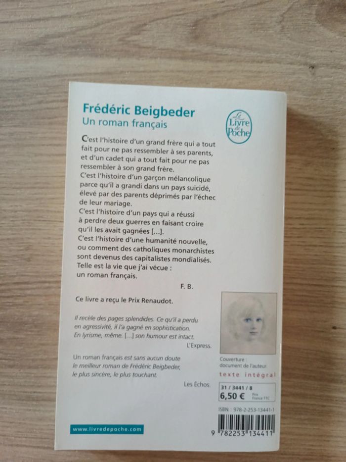 Livre Un Roman Français - photo numéro 3