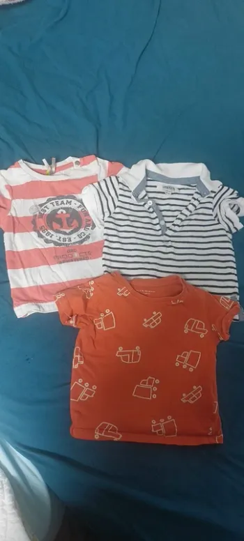 Lot de 3 tee shirts 86 cm