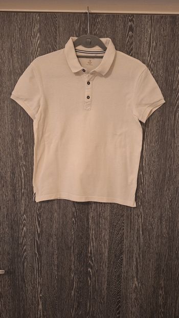 Polo manches courtes uni crème