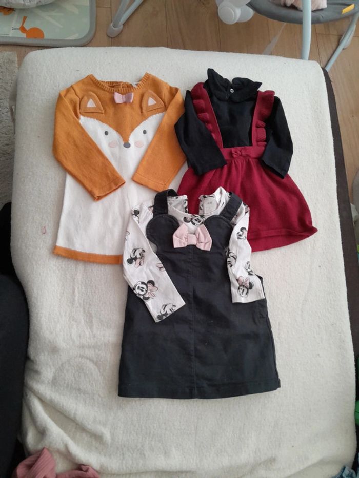 Lot robes mi saison 6mois