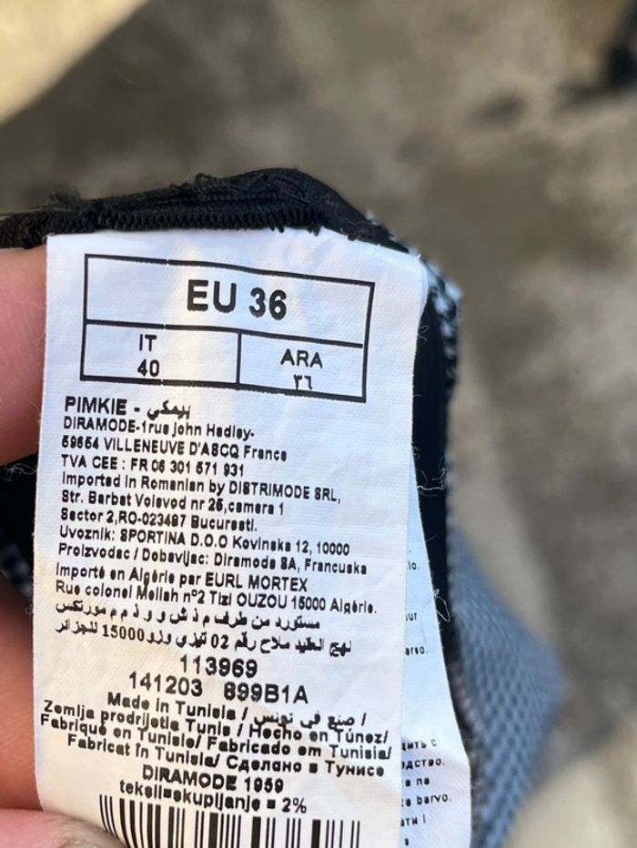Pantalon flare évasé taille haute élastique - motifs carreaux - photo numéro 11