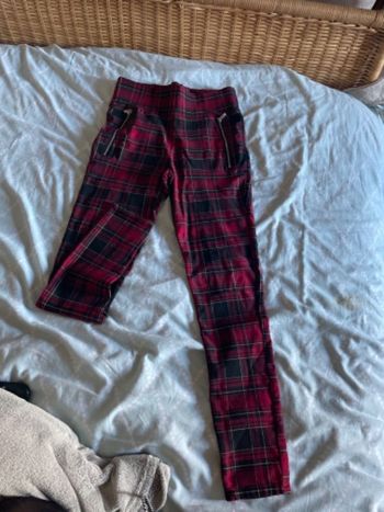 Pantalon à carreaux
