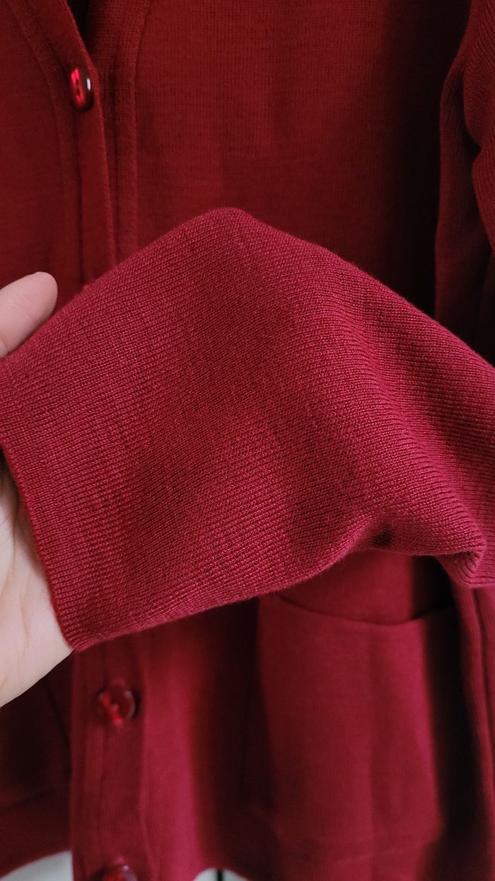 Cardigan Bordeaux - photo numéro 4