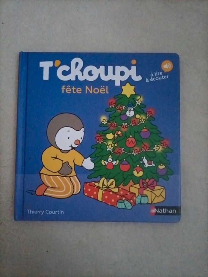 Livre T'choupi fête Noël