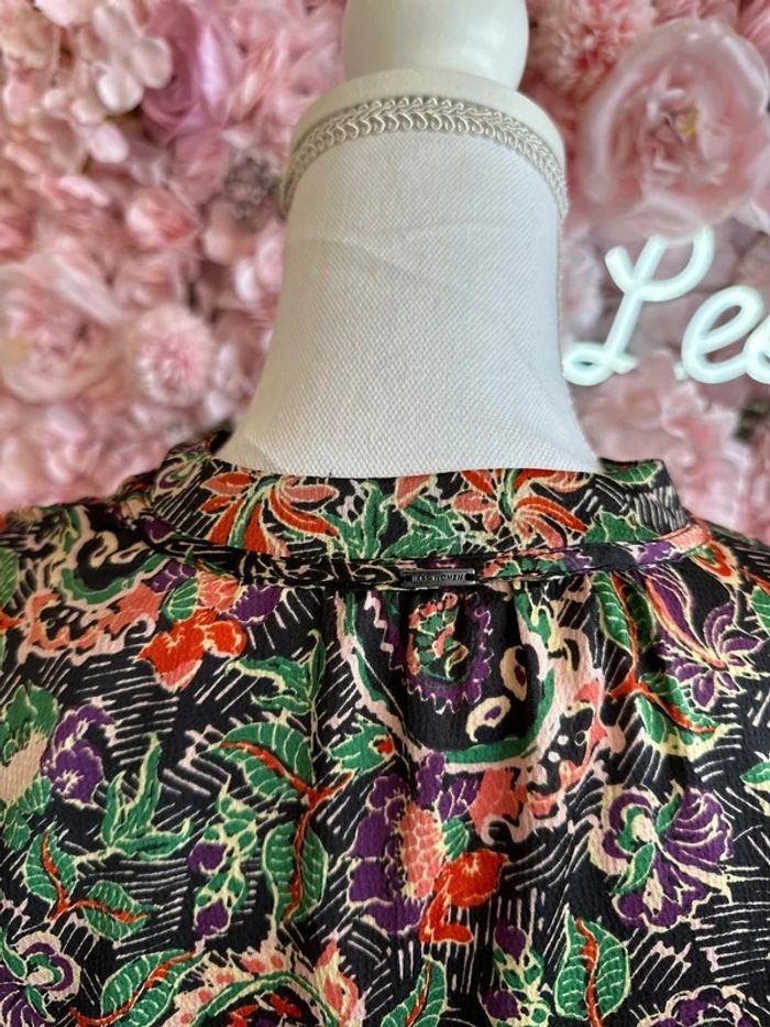 Belle robe fluide et légère à imprimé floral, taille 34 - IKKS - photo numéro 11