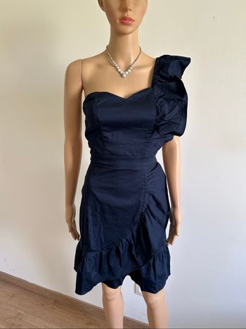 Robe bleue marine neuve sans manches Naf Naf taille 36 (valeur 70€)
