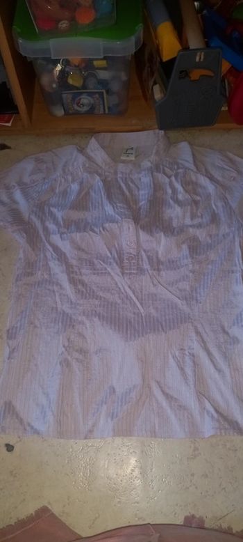 Chemisette rose clair layette t.40 Jacqueline riu