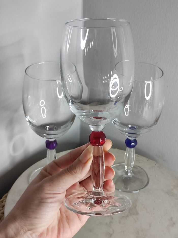 Verres perle à facettes - photo numéro 2
