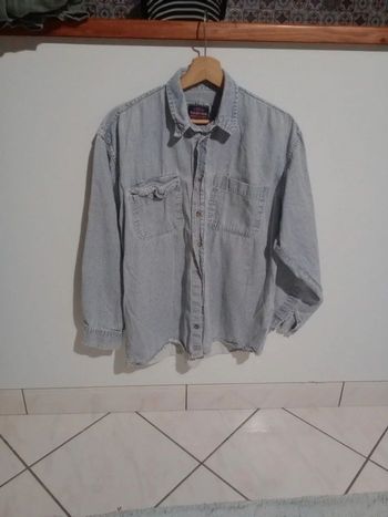 Chemise homme m rayures fines aspect vieilli c69
