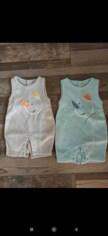 2 combinaisons chaude 1 mois